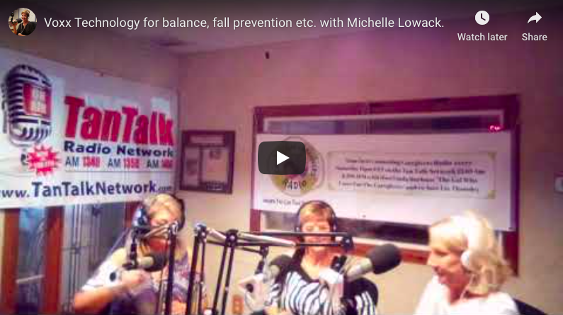 Voxx Technology for balance, fall prevention etc. with Michelle Lowack