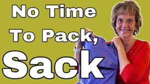 Make A Pack Sack – Tuesday’s Tip for Caregivers