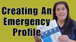 Creating An Emergency Profile – Tuesday’s Tip for Caregivers