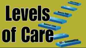 Levels Of Care – Tuesday’s Tip for Caregivers